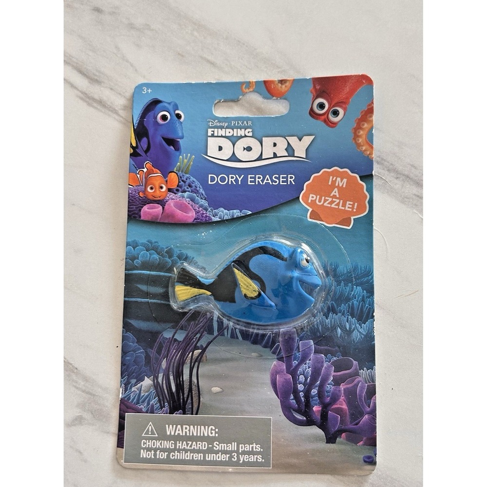 Disney Pixar Finding Dory Pencil Topper Eraser Puzzle 3D New Older Stock UU
